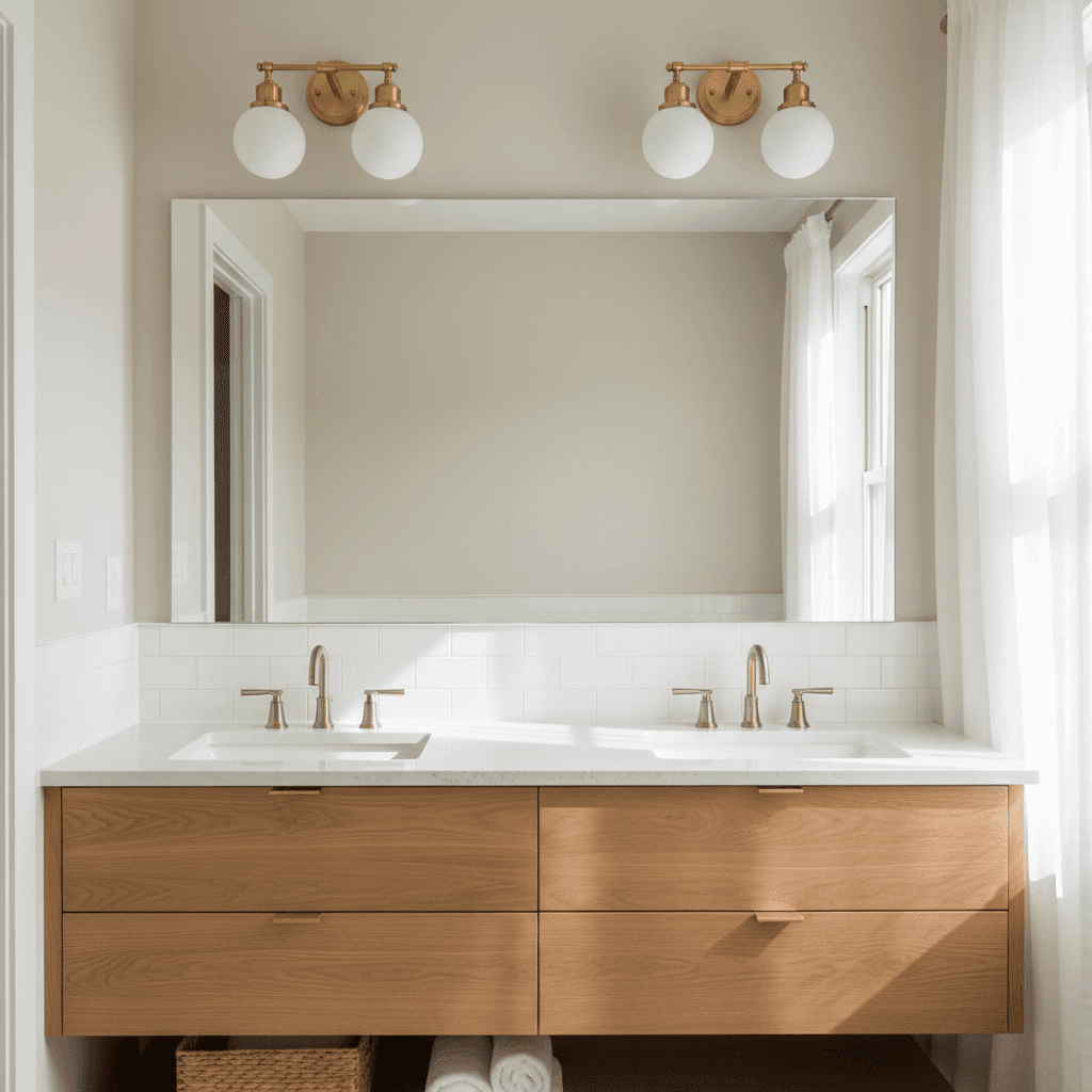 Light Fixtures & Bathroom Upgrades